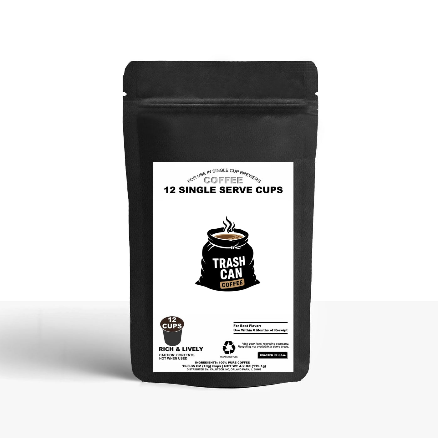 12 Pack Single Serve Coffee Capsules